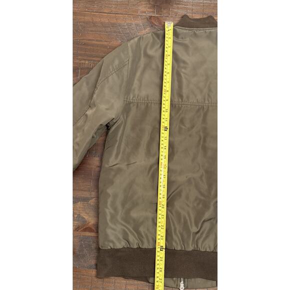 Killion Mens Standard Issue MA-1 Bomber Zip Up Jacket Olive Green Sz. Small - Picture 8 of 8